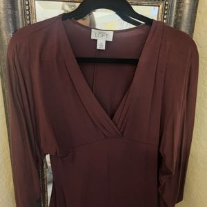 Brown Loft Top, Size Small